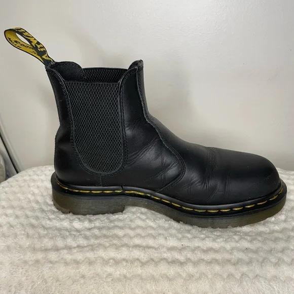 Dr. Martens Black Leather Chelsea Boots - Picture 3 of 8